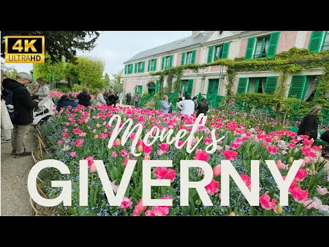 GIVERNY | RELAXING WALK THROUGH MONET's GARDENS IN 4K
