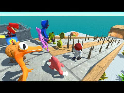 Who Will Be Pierced When Going Downhill? - Animal Revolt Battle Simulator