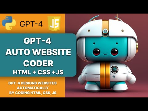 GPT-4 Auto Codes websites with HTML, CSS and JavaScript