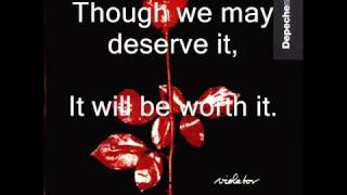 Depeche Mode - Halo + Lyrics - Violator 1990