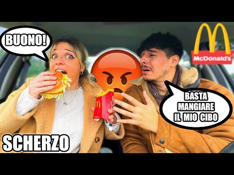 HE SAYS HE'S NOT HUNGRY AND THEN EATS ALL MY FOOD! - JUST KIDDING! *I'M CRAZY*