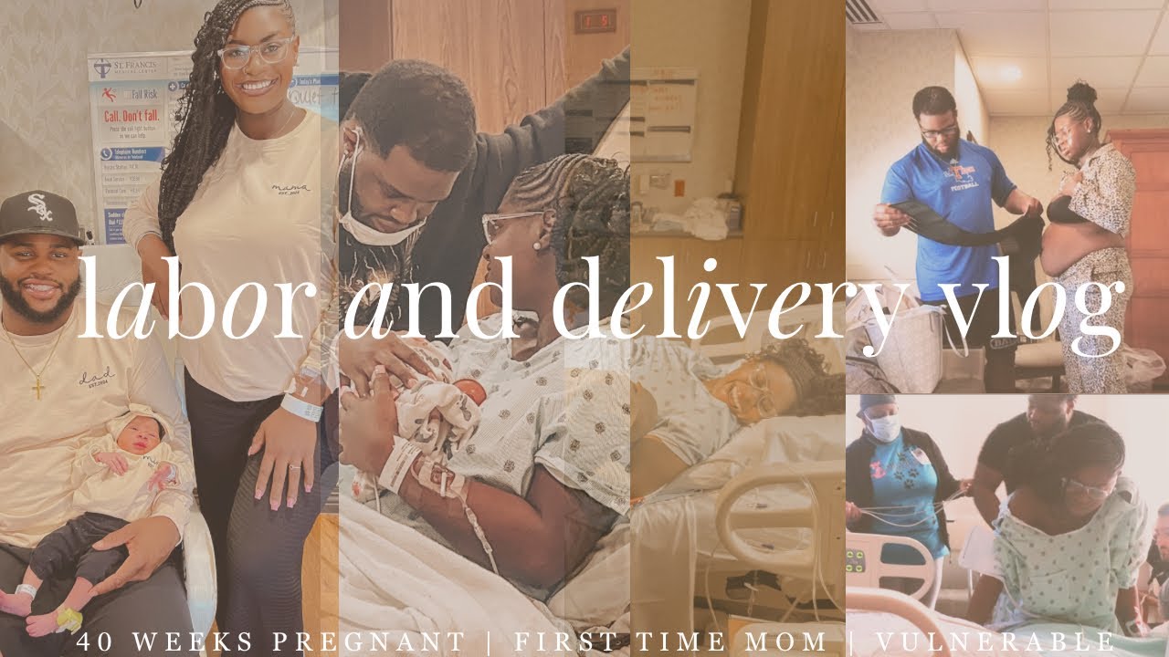 RAW UNFILTERED LABOR & DELIVERY VLOG: first time mom | 40 WEEKS PREGNANT