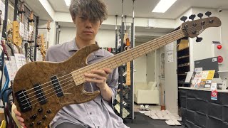 Video thumbnail for Wood Custom Guitars / Vibe-5【Test Play】 by Bass Sound Maniac