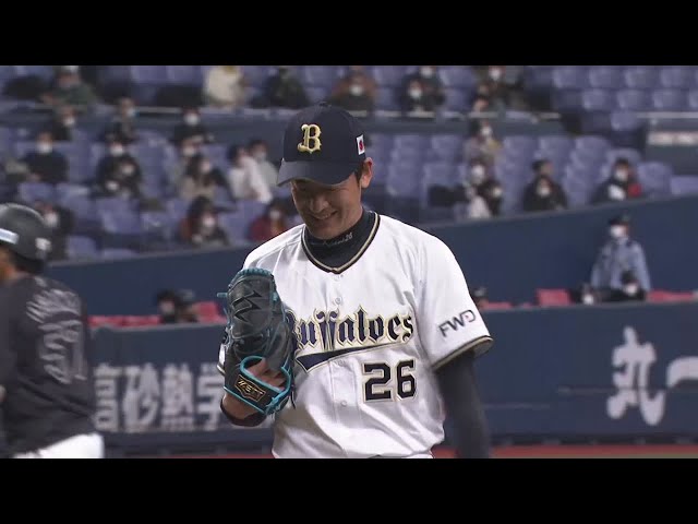 【6回表】オリックス・能見 移籍後初のオープン戦登板で2イニングを無失点に抑える!! 2021/3/3 B-M
