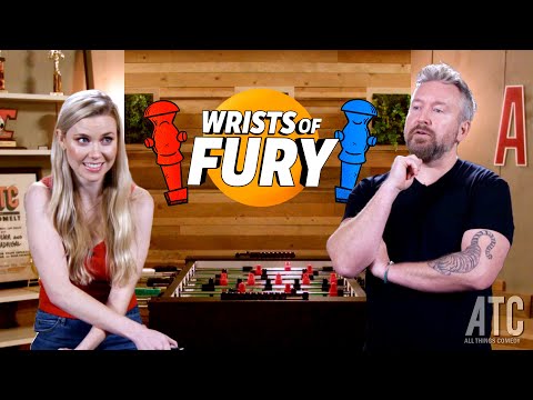 Chad Daniels Meets Kelsey Cook For the First Time Over a Game of Foosball on Wrists of Fury