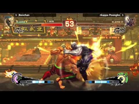 USF4 @ EVO 2015 Red Bull Salty Suite - Bonchan vs rkappa Poongko [720p/60fps]