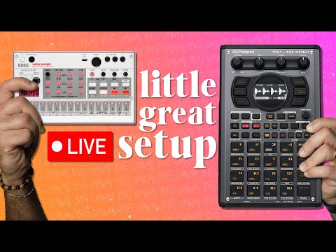 a great, cheap(ish) combo for LIVE dawless perfomance [SP404MKII + volca sample]