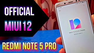 Official Stable MIUI 12 On Redmi Note 5 Pro 😍