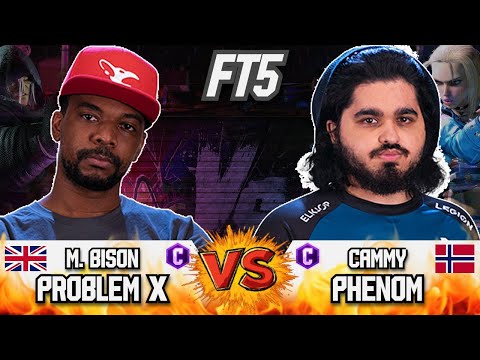SF6 🔥 Problem X (M. Bison) vs Phenom (Cammy) 🔥 High-Level Battle FT5 Showdown | Street Fighter 6