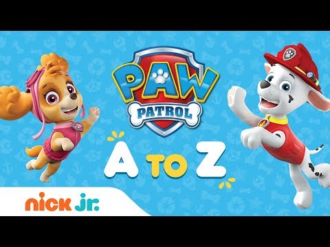 PAW Patrol from A to Z 📚Learn to Read the Alphabet w/ the Pups | PAW Patrol | Nick Jr.