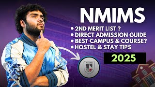 NMIMS 2nd merit list update, direct admission, hostel and pgs | Nmims Mumbai | NPAT 2025