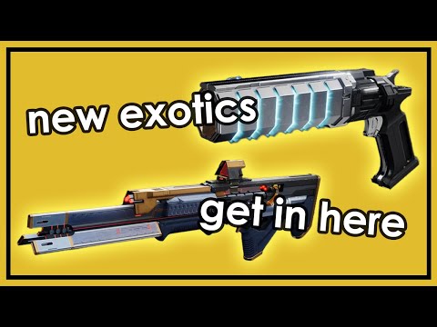 I tried out new Edge of Fate exotic weapons before you.