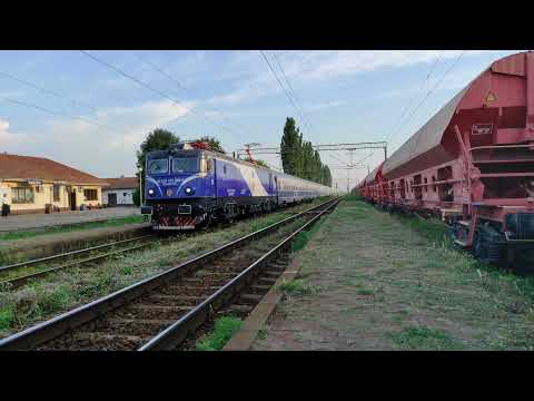 Tren IR1750 Suceava - Bucuresti Nord trece pe directa prin statia Sabaoani cu EA359 - 18.07.2021