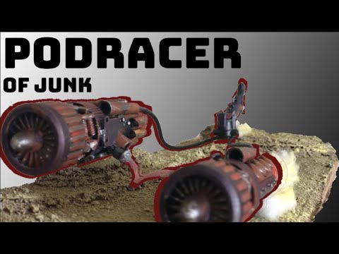 Building a Podracer out of Scrap, Bits, and Pieces.
