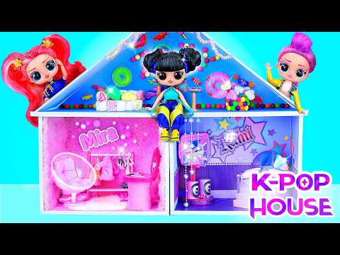 Creating 3 K-Pop Demon Hunters Rooms! 10 DIYs for L.O.L. Dolls