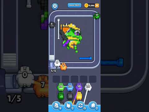 Pixel Flow Level 2685 Walkthrough