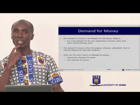 UGBS 204 : SESSION 6 - INTRODUCTION TO MONEY AND BANKING