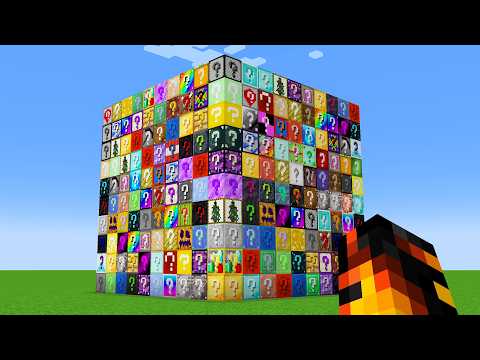Jeg Åbner 160 Lucky Blocks I Minecraft!