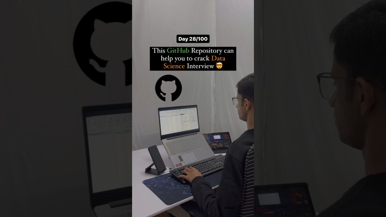 This GitHub Repository can help you to Crack Data Science Interview #github #datascienceinterview