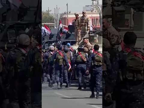 Iraqi military parade marks departure of U.S. troops