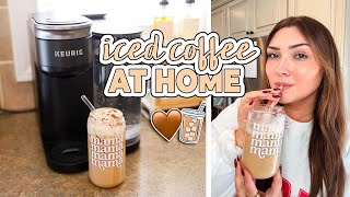 THE BEST GIFT FOR ICED COFFEE LOVERS 🤎 NEW Keurig K-Brew & Chill Coffee Maker + ICED LATTE RECIPE