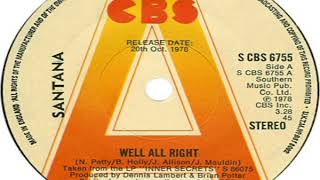 Santana   Well All Right 1978