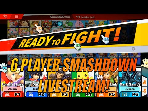Super Smash Bros. Ultimate 6 Player Smashdown Episode 01