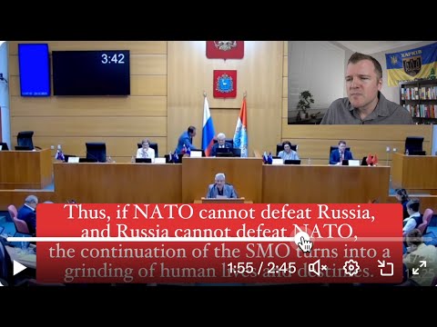 Russischer Politiker räumt ein, dass Russland in der Ukraine nicht gewinnen kann.