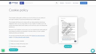 Cookie policy template