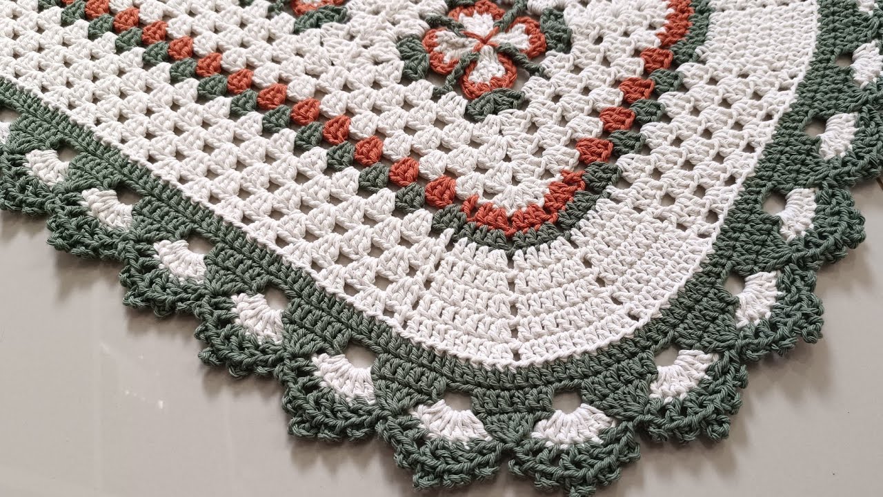 TAPETE EMÍLIA EM CROCHÊ MUITO FÁCIL E RÁPIDO DE FAZER, passo a passo completo