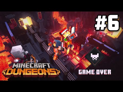 McScratchey - MINECRAFT DUNGEONS Gameplay Part 6 [CO-OP] - FIERY FORGE (PC)(XBOX ONE)