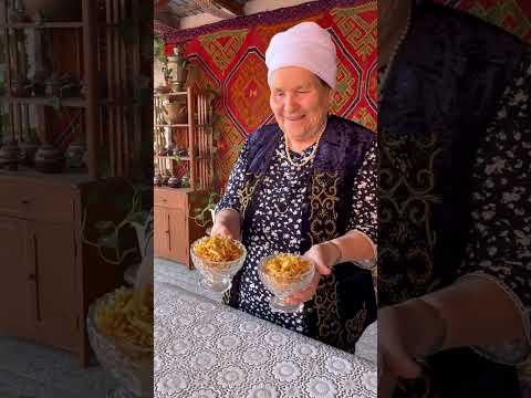 Chak-Chak– Traditional Honey Dessert from Kazakhstan Cooked Outdoors.Қазанда Чак-Чак #ChakChak