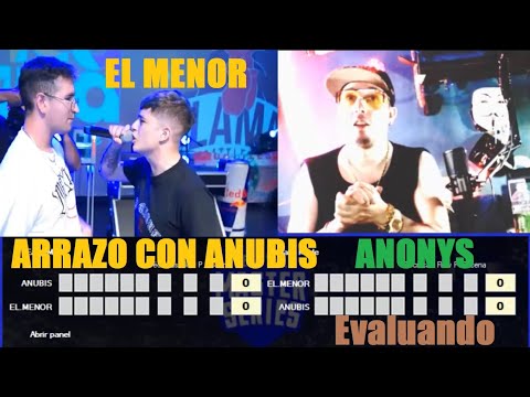 "EL MENOR BARRIÓ A UN GRANDE" ANUBIS VS EL MENOR ▬ (CUARTOS DE FINAL), "FLAMA BATTLES 2023" #ANONYS