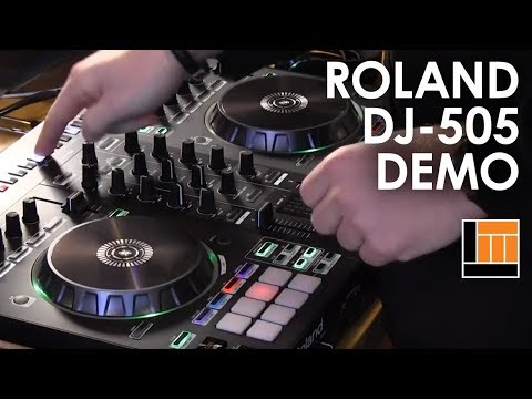 Roland DJ-505 Serato DJ Controller [Product Demo]