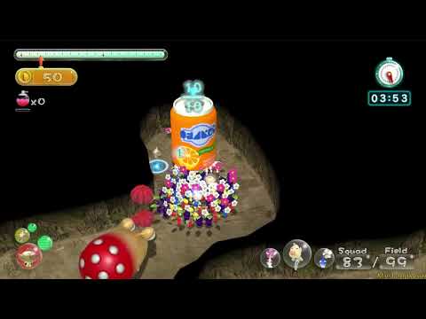 Pikmin 3 Deluxe Caves Reborn Hack: Playthrough of Sublevel 1 [Works in Progress]