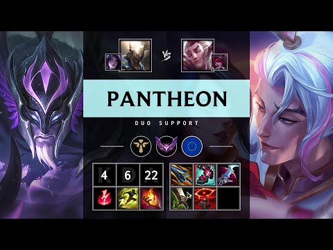 Pantheon Support vs Rakan - EUW Master Patch 25.18