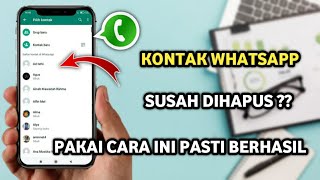 Download lagu How to Delete WhatsApp Contacts That Cannot Be Deleted 2022 mp3