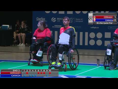 BISFed World Boccia Championships 17.08.2018. - ¼ Final - GERMANY vs. CANADA (BC4)