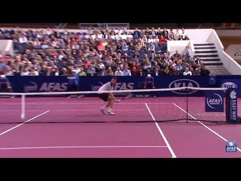 Volleyen is Krajicek nog niet verleerd! | AFAS Tennis Classics 2014