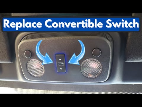 How to replace 05-14 mustang convertible top switch