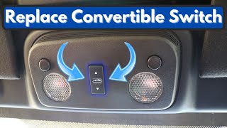 How to replace 05-14 mustang convertible top switch