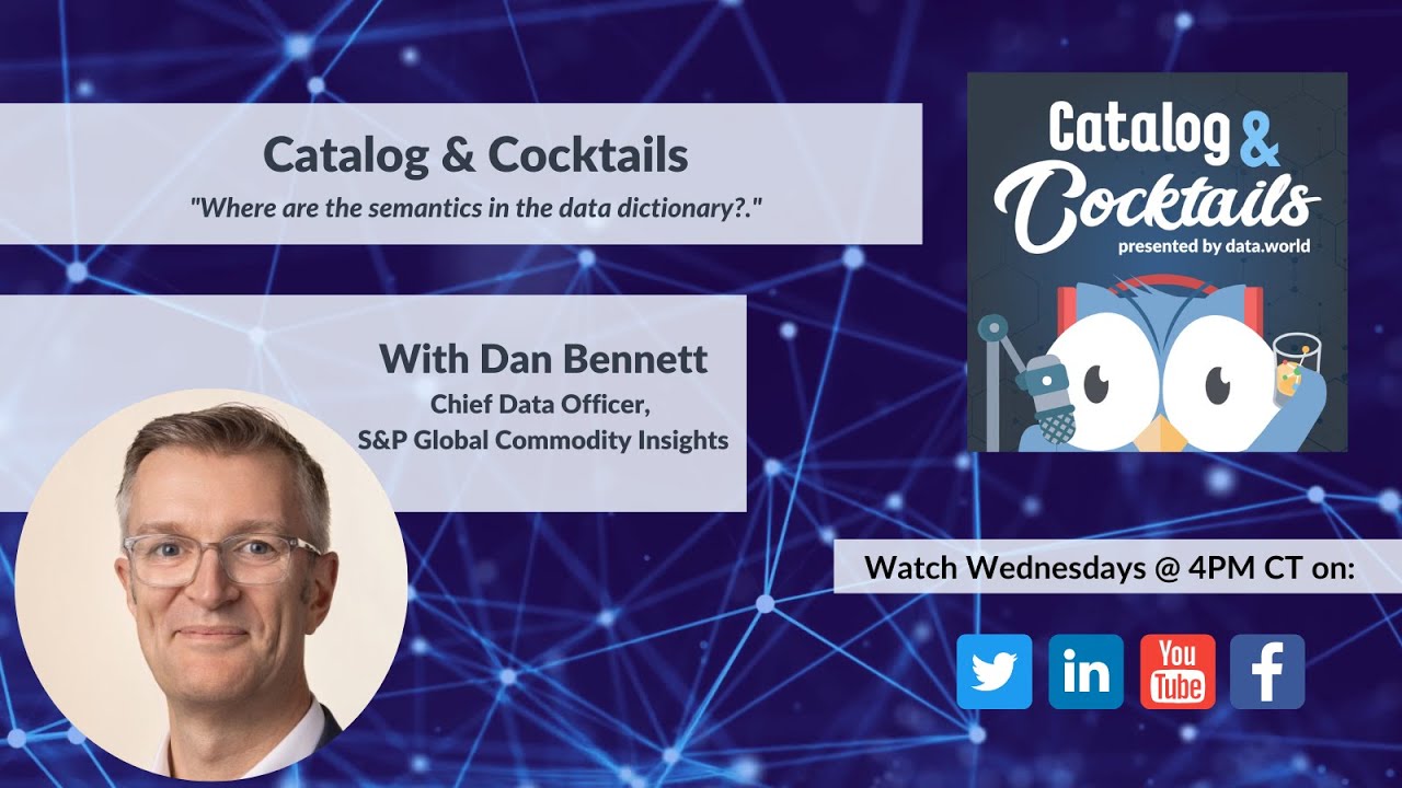 Catalog & Cocktails: Where are the semantics in the data dictionary?