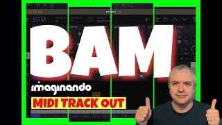 Video thumbnail for Imaginando BAM Beat Maker & Music Maker Tutorial 2: How to MIDI sequence external gear [in AUM] by SoundForMore Tutorials