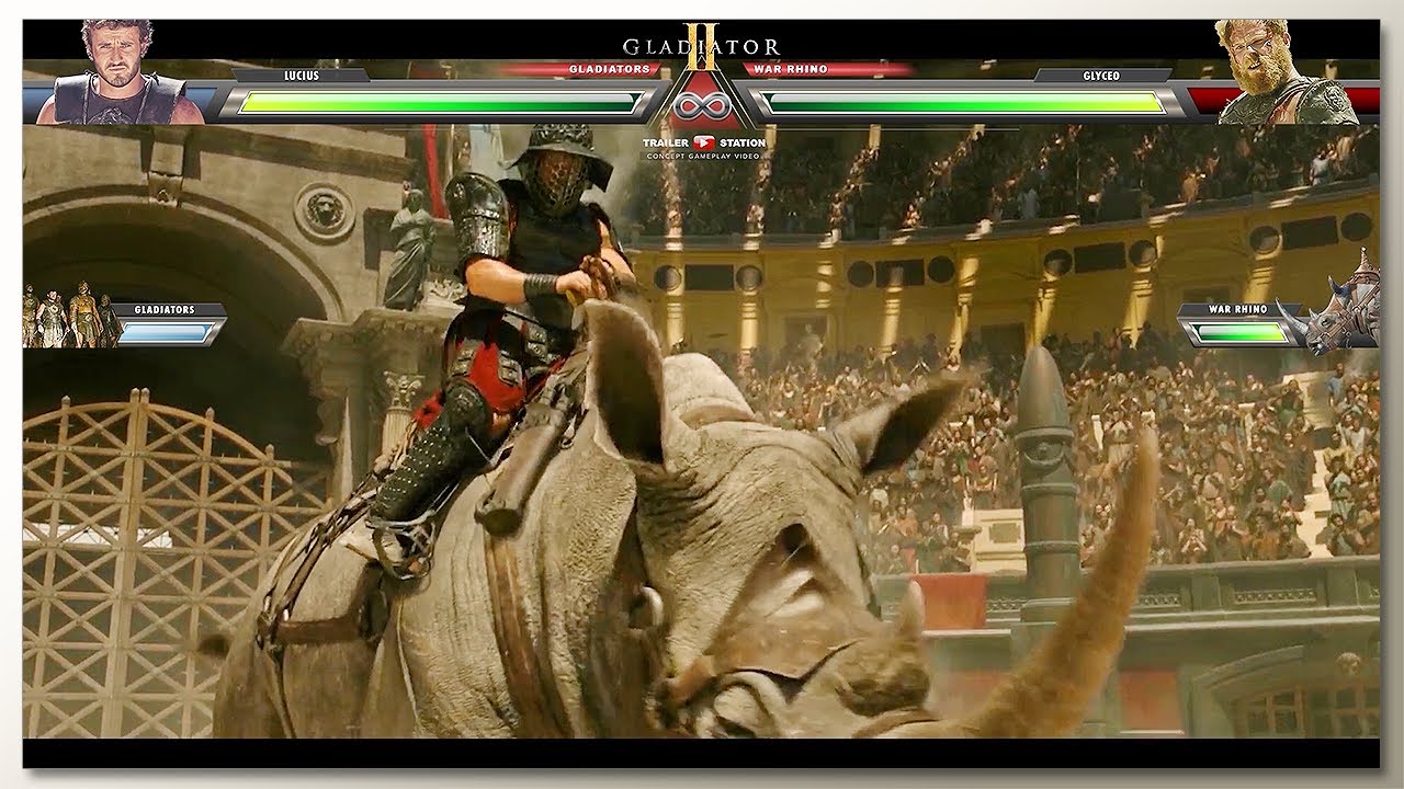 War Rhino Attack with Healthbars