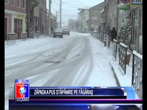 Stiri Fagaras - Zapada a pus stapanire pe Fagaras