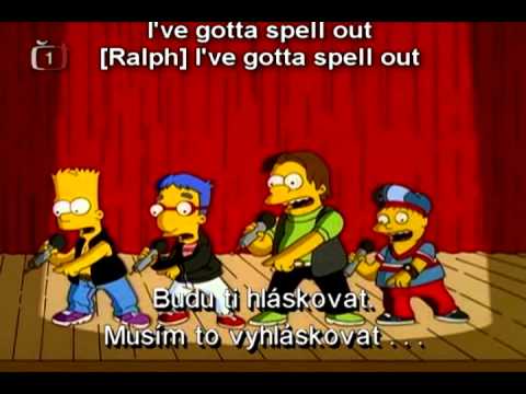 Simpsonovi - Nová chlapecká kapela písně | The Simpsons - Bart's boys band songs