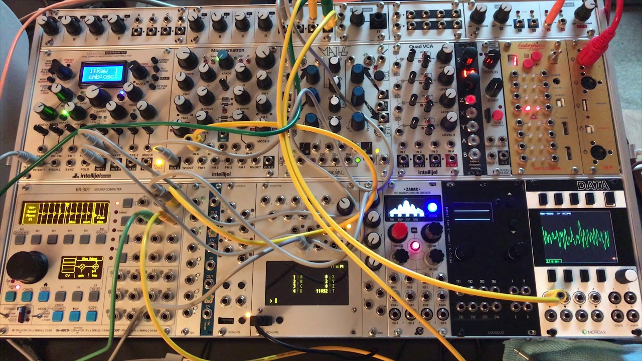 Teletype haiku - Monome - lines