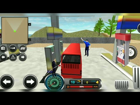Uphill offroad bus driving sim. new bus game 2022