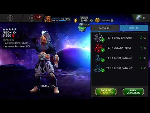 Taking My 5 Star Aegon to RANK 5!!! (MCOC)