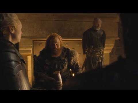 Brianne, Jaime, Tormund and Davos Drink together Before The battle | Game of thrones 8x02